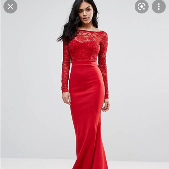 🔺Red-Goddess dress with open back🔻 - Picture 3 of 8